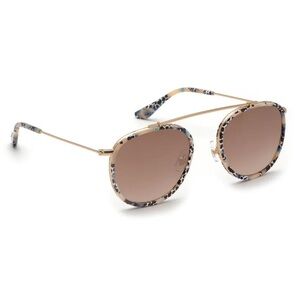 New KREWE Chartres Milano 24K Mirrored Sunglasses